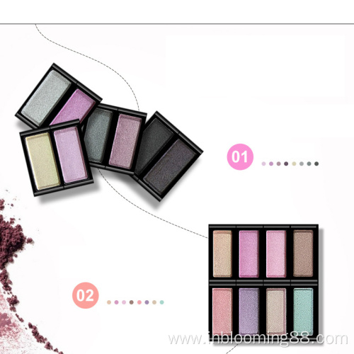 8 Color Waterproof Pigmented Vegan Customize Eyeshadow Set